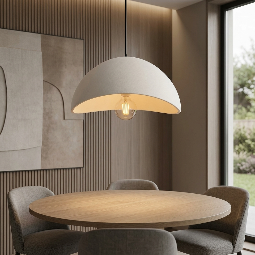 Sculptural Pendant Light with Adjustable Glow