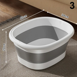 Foldaway Foot Soaking Tub With Massage Rollers