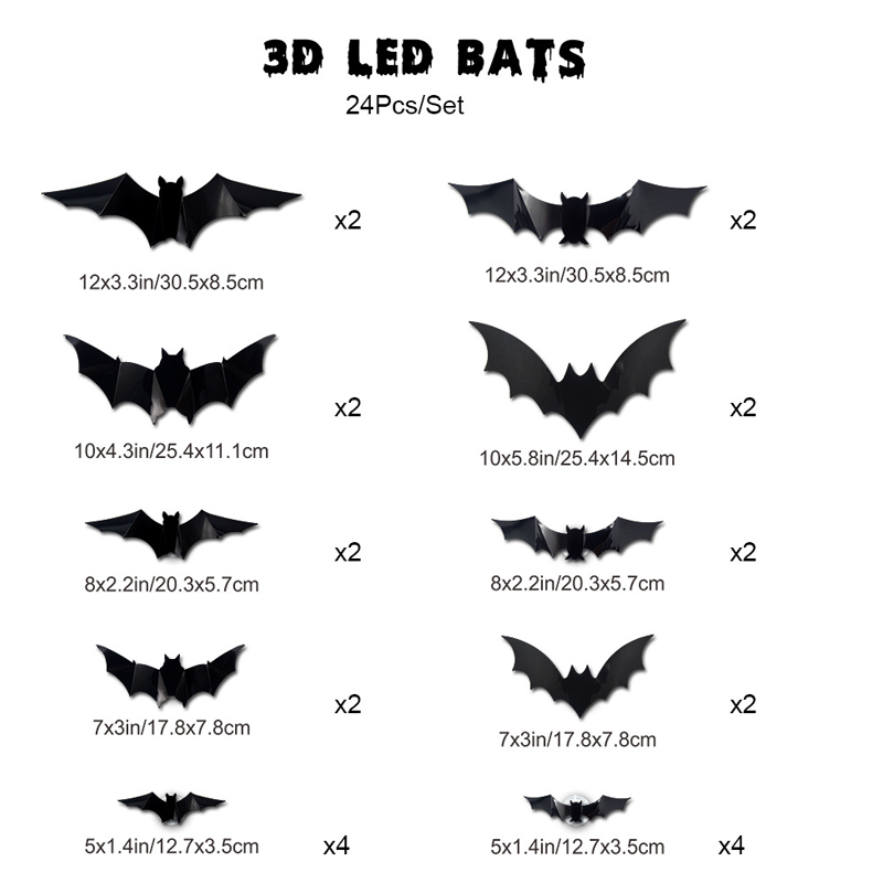 Halloween Bat Lights For Festive Walls