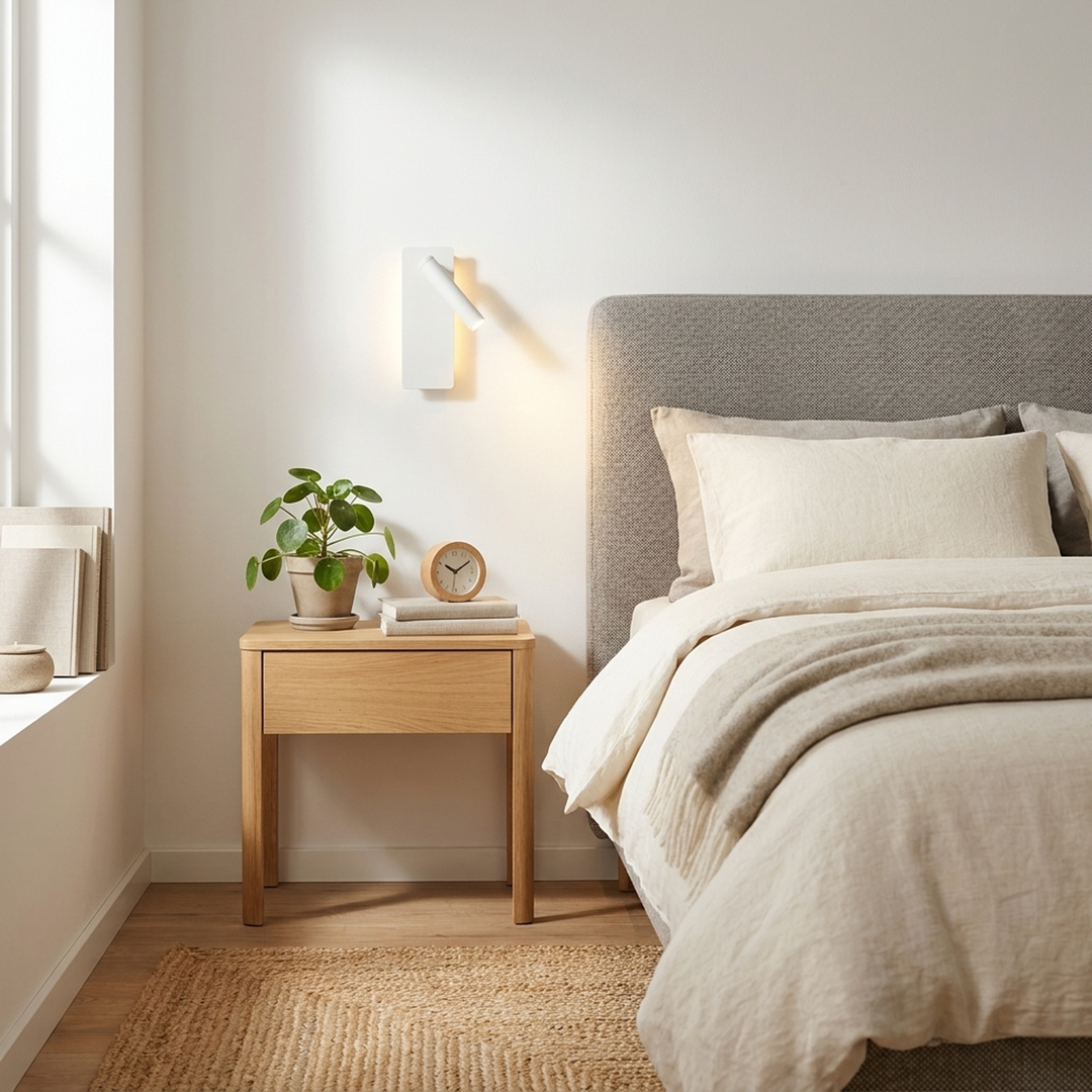 Adjustable LED Bedside Lamp for Easy Reading