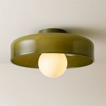 Sculptural Glass Ceiling Light – Saves Space