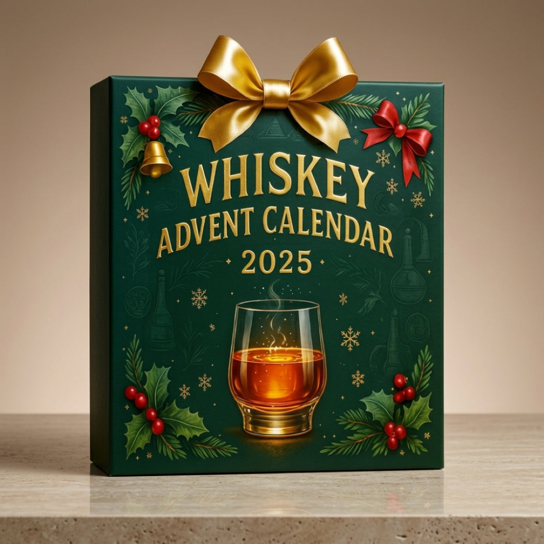 Whiskey Ornament Countdown – Festive Bar Decor