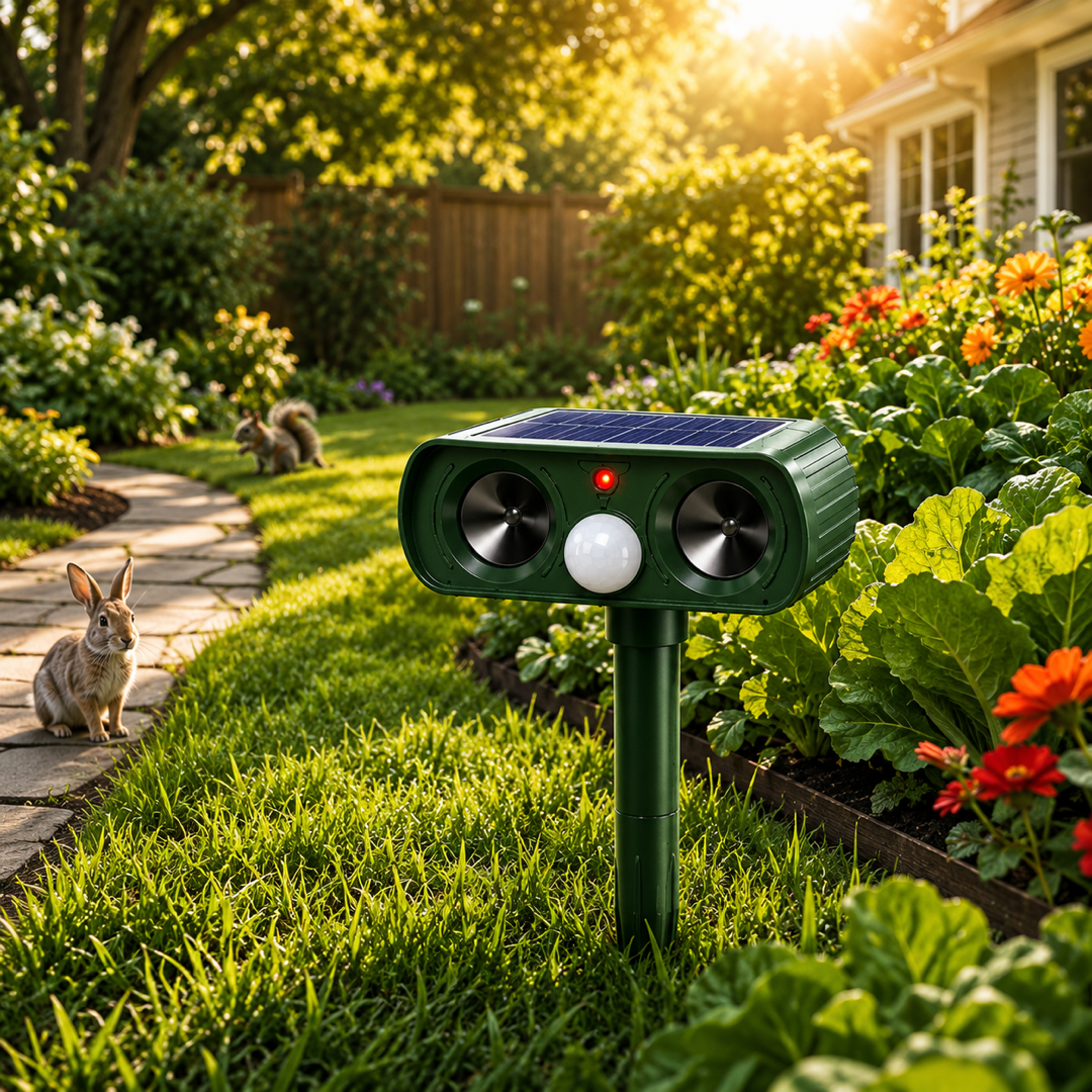 Solar Motion Pest Repeller for Peaceful Gardens