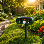 Solar Motion Pest Repeller for Peaceful Gardens