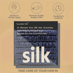 Mulberry Silk Scrunchie Set for Creaseless Hold