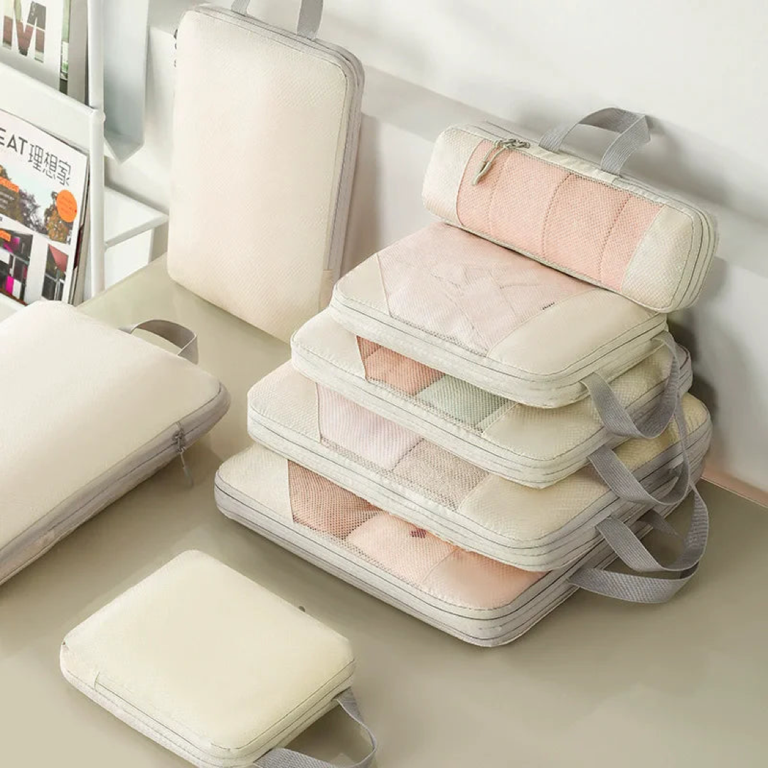 5-Piece Packing Cube Set for Space-Saving Travel