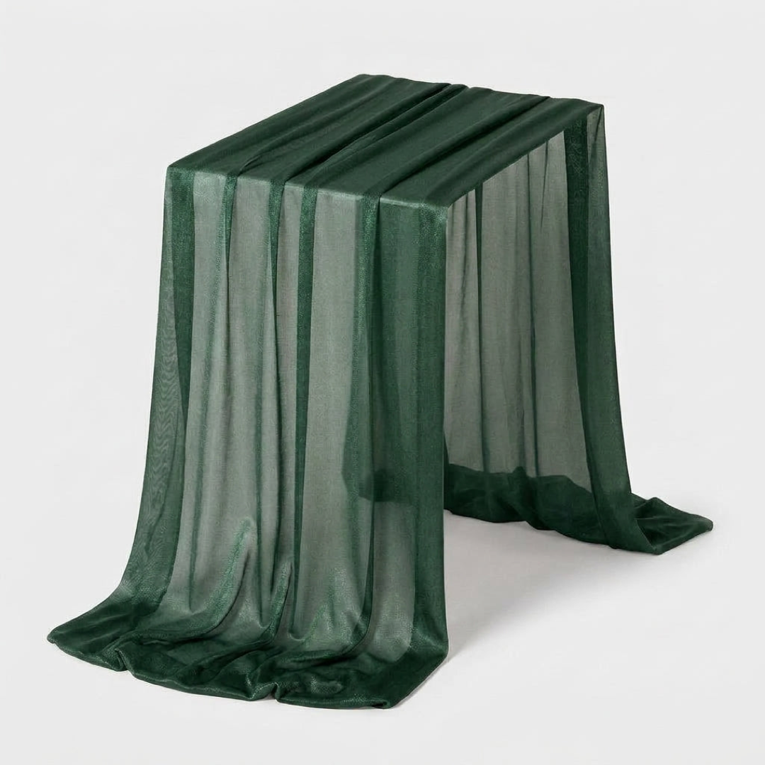 Sheer Table Runner for Effortless Event Styling