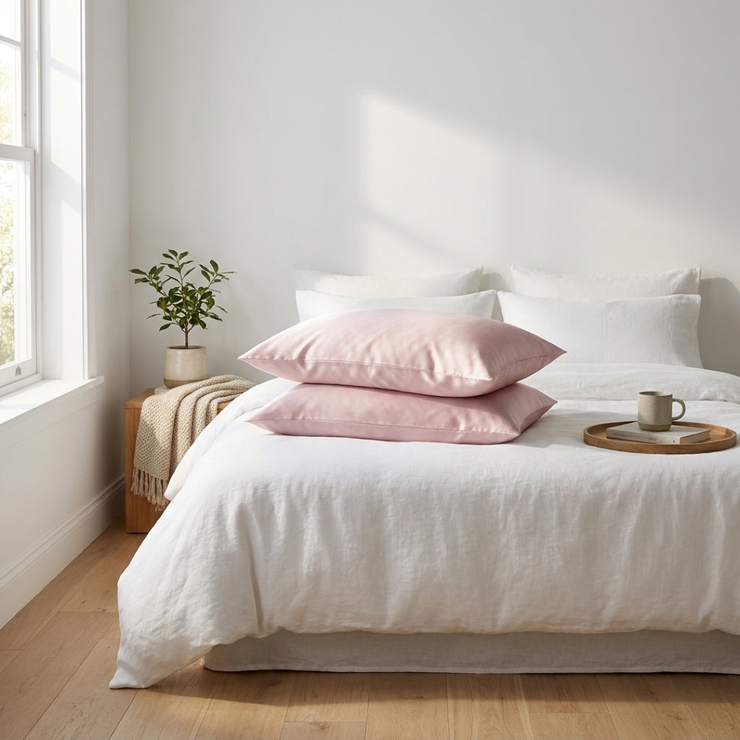 Silk Beauty Pillowcase for Smoother Mornings