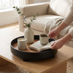 Oak Inlay Display Tray for Effortless Styling