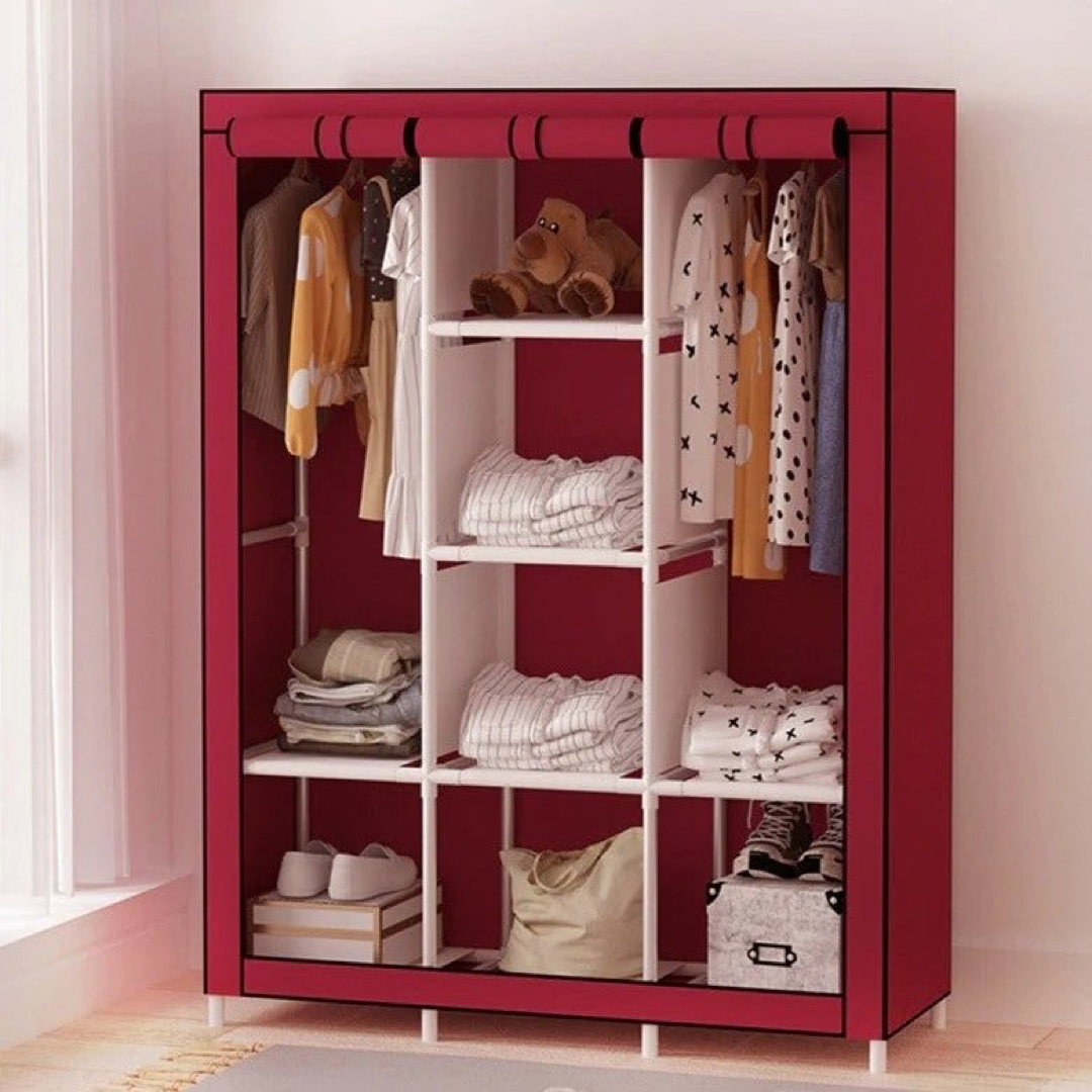 Foldable Wardrobe for Flexible Clothing Storage