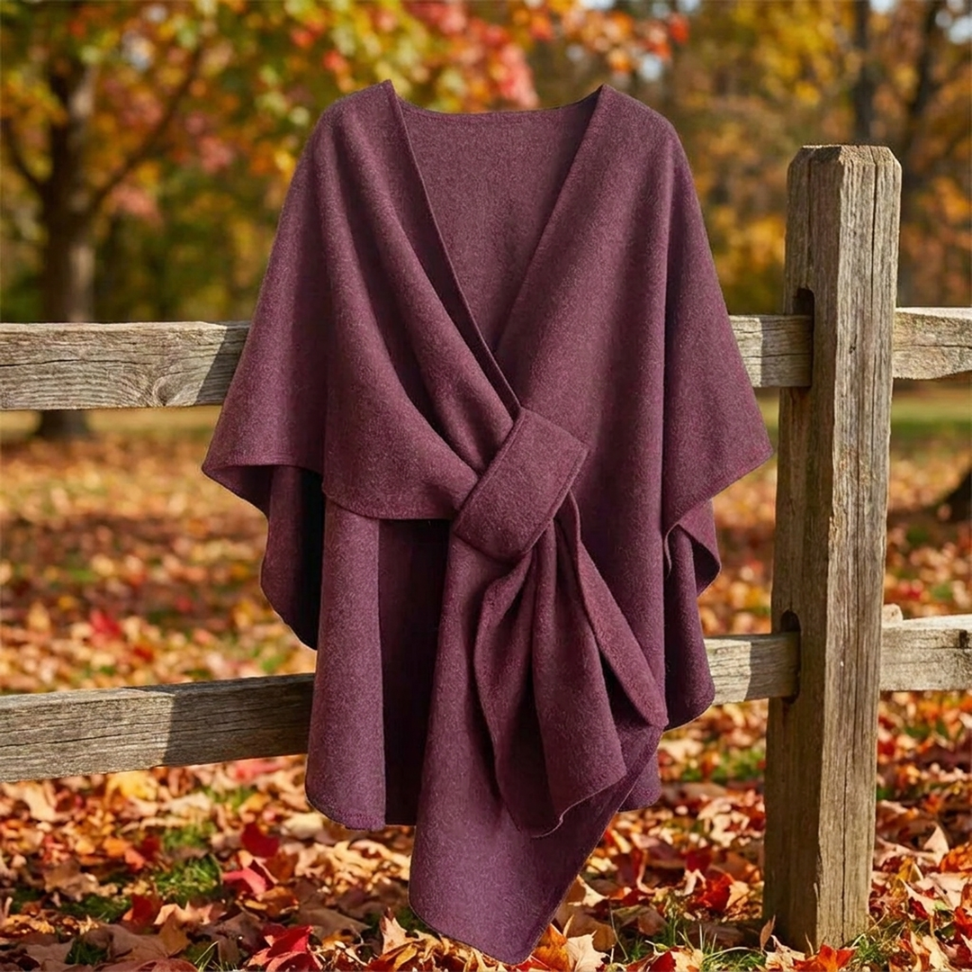 Convertible Poncho Wrap for Effortless Layering