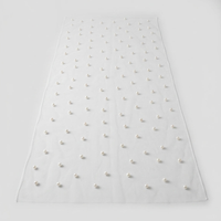Pearl Chiffon Table Runner for Effortless Elegance