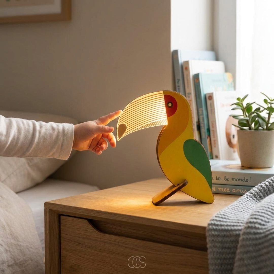 Animal LED Bedside Lamp for Gentle Nighttime Glow