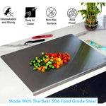 Stainless Steel Cutting Board For Cleaner Prep
