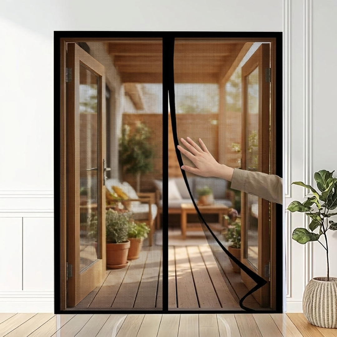 Self-Closing Mesh Door Screen – Fresh Air, Fewer Bugs