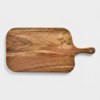 Double-Sided Wooden Board for Prep and