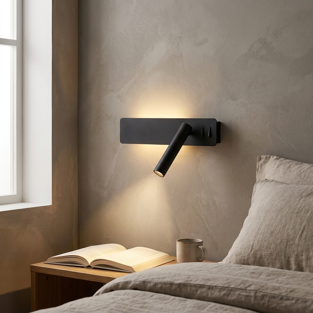 Adjustable LED Bedside Lamp for Easy Reading