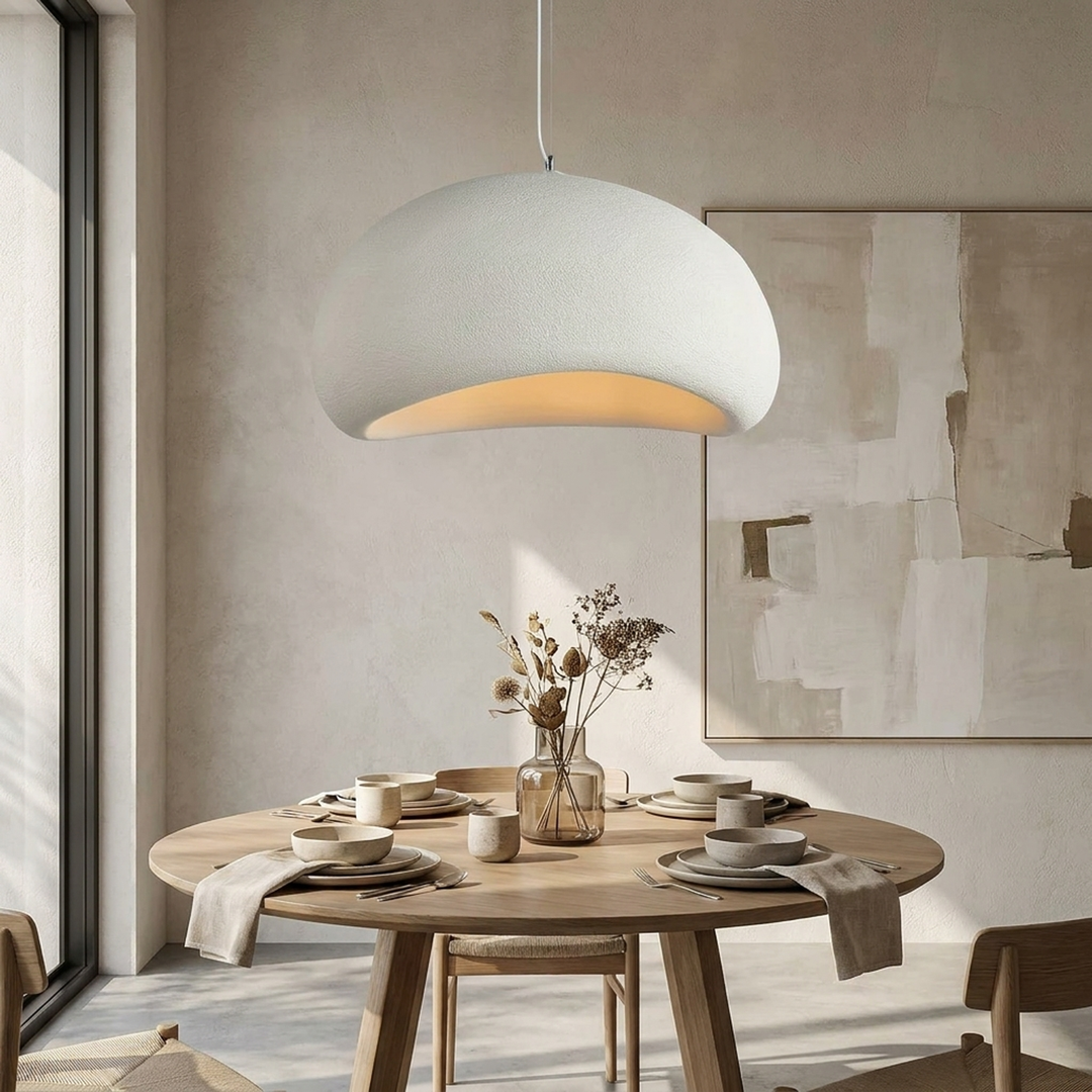 Sculptural Pendant Light with Adjustable Glow