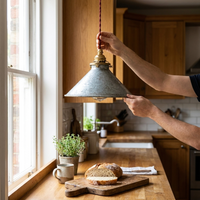 Compact Cone Pendant Light for Focused Glow