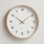 Minimalist Wood Wall Clock for Peaceful Rooms