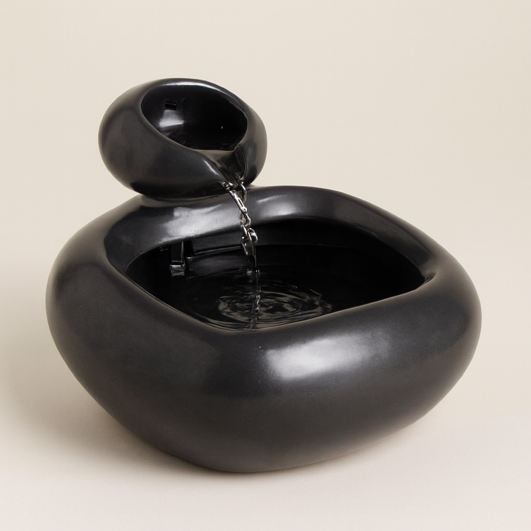 Quiet Ceramic Pet Fountain for Fresher Water