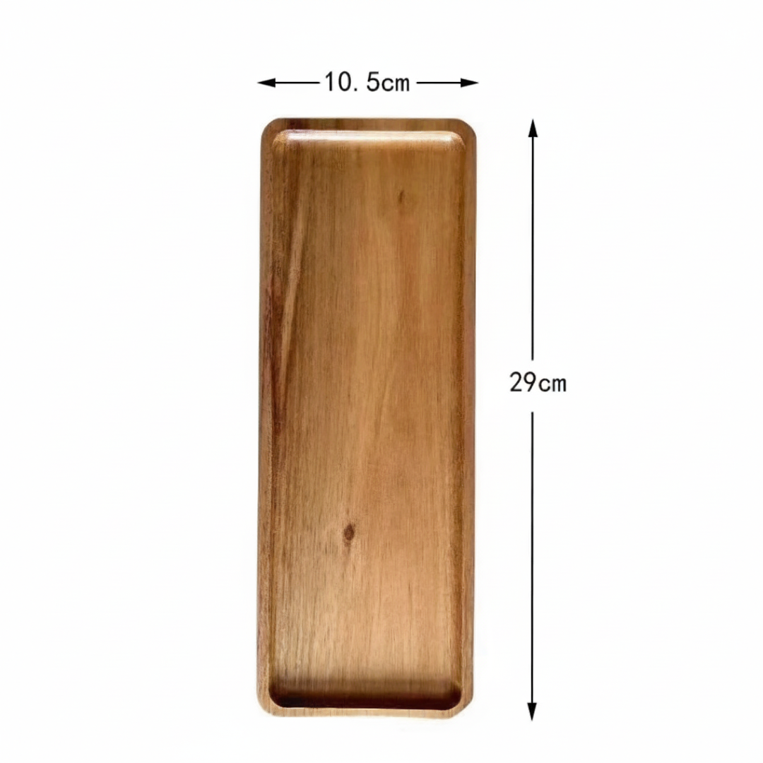Artisan Wood Serving Tray for Effortless Styling