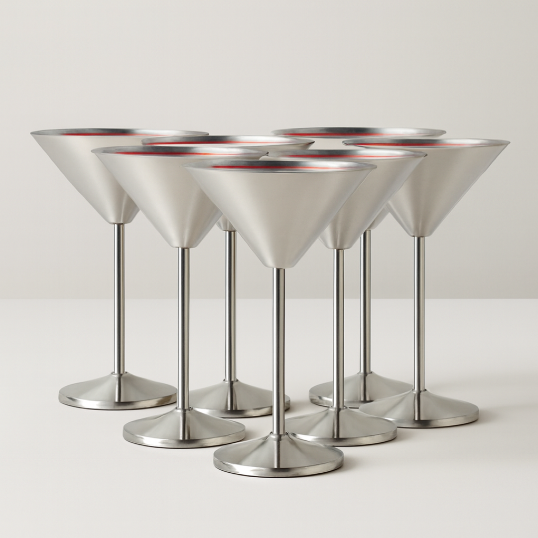 Stainless Steel Wine Goblets for Worry-Free Hosting