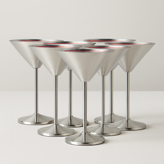 Stainless Steel Wine Goblets for Worry-Free Hosting