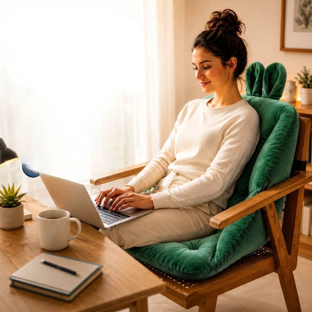 Memory Foam Seat Cushion for Long Sitting Comfort
