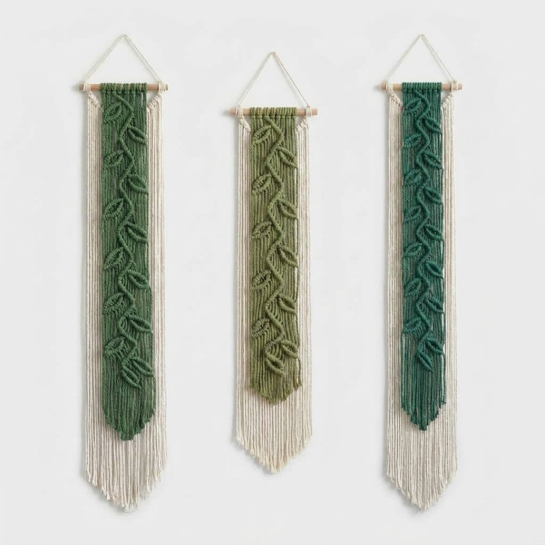 Leaf Macrame Wall Art for Natural Warmth