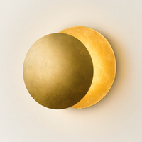 Rotating Moon Wall Light for Tailored Ambiance