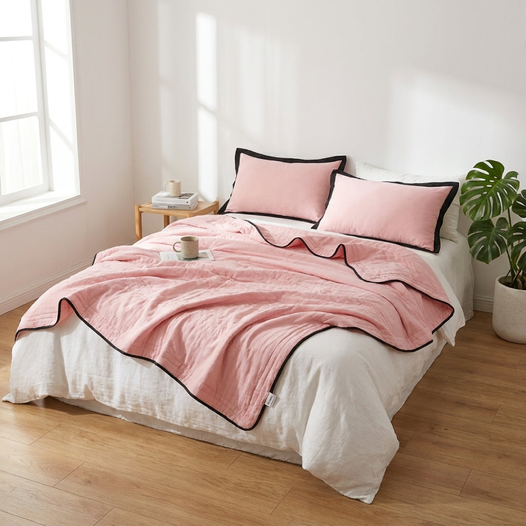 Dual-Sided Blanket for Sweat-Free Sleep