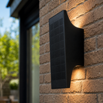 Up & Down Solar Wall Light for Dusk-to-Dawn Glow