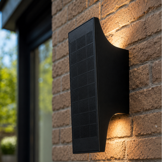 Up & Down Solar Wall Light for Dusk-to-Dawn Glow