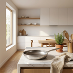 Hammered Titanium Skillet for Effortless Cooking