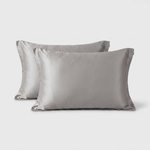 Silk-Satin Pillowcase Pair for Smoother Mornings