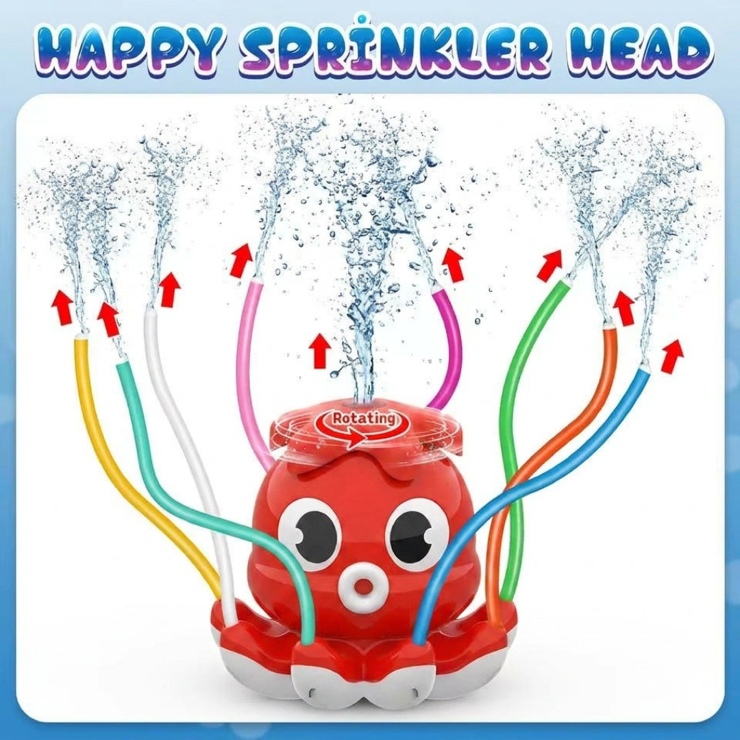 Wiggly Octopus Sprinkler for Active Summer Play