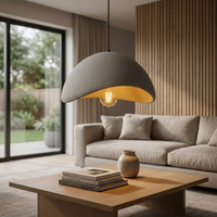 Sculptural Pendant Light with Adjustable Glow