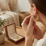 Floral Crescent Earrings for Effortless Style