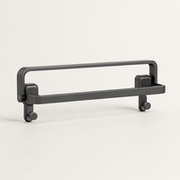 Folding Towel Bar for Damage-Free Organization