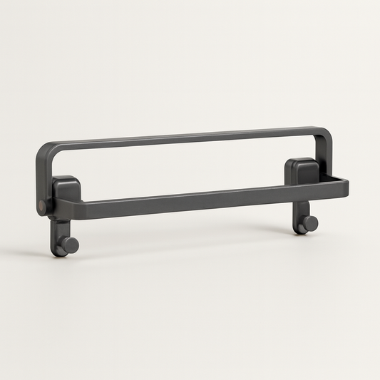 Folding Towel Bar for Damage-Free Organization