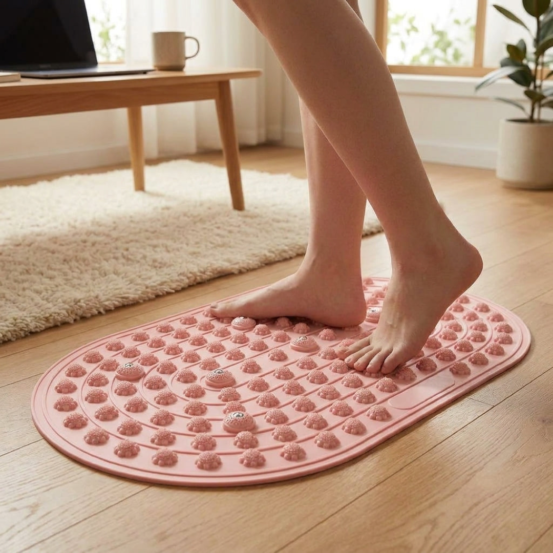 Portable Reflexology Mat for Tired Feet