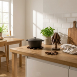 Walnut Tree Trivet for Space-Saving Protection