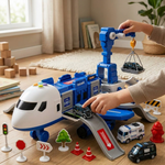 Interactive Airplane Playset for Screen-Free Fun