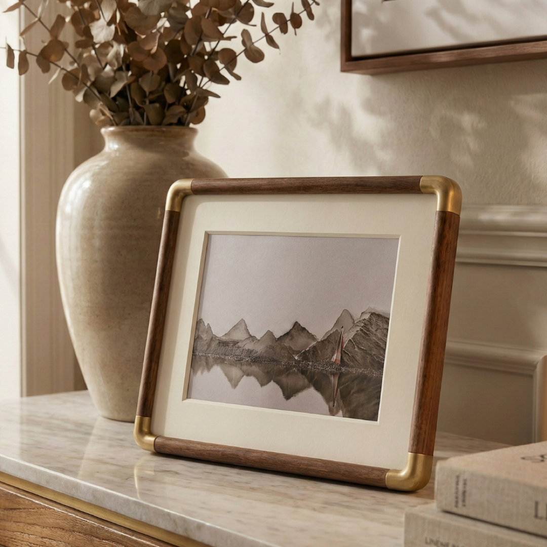 Solid Wood Photo Frame for Timeless Display