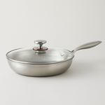 Hammered Titanium Skillet for Effortless Cooking
