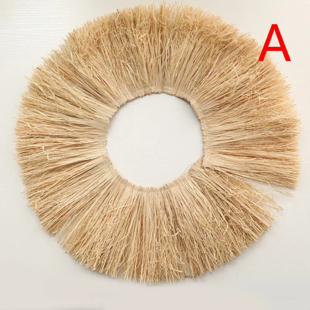 Natural Jute Wall Fringe for Warmth and Texture