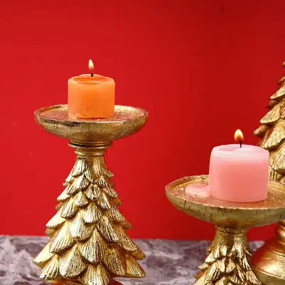 Vintage Christmas Candle Holder For Cozy Glow