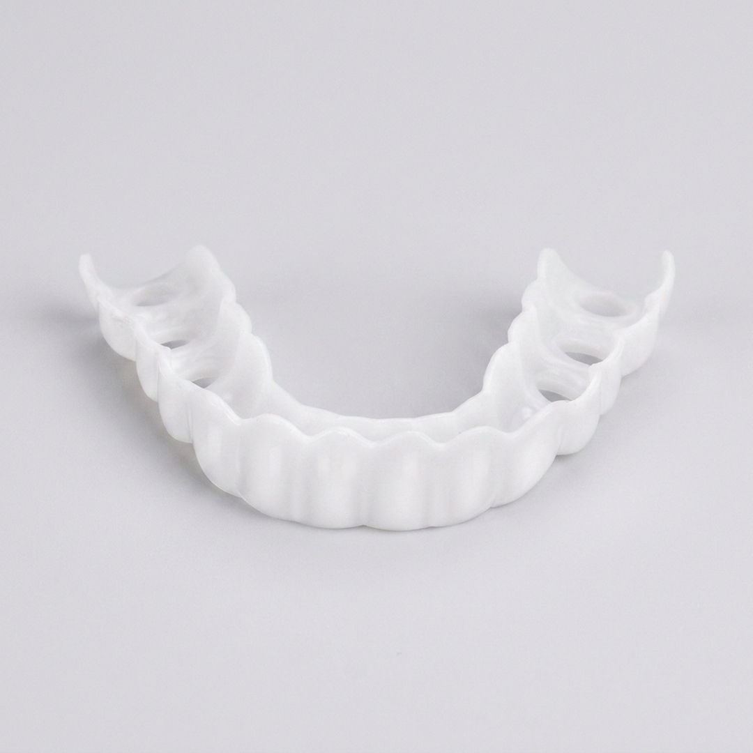 Snap-On Cosmetic Denture for a Natural Smile
