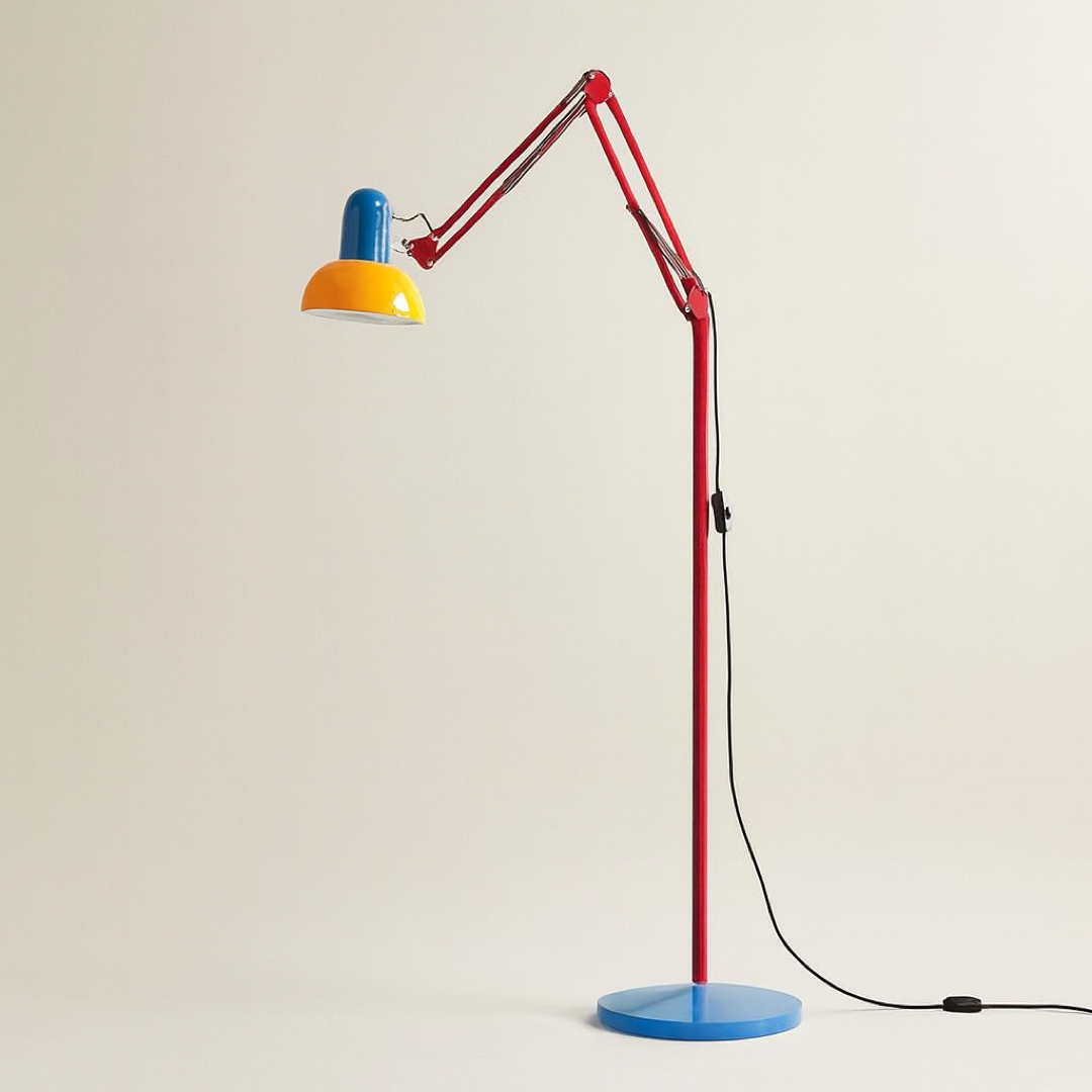Colorblock Floor Lamp for Focused Lighting